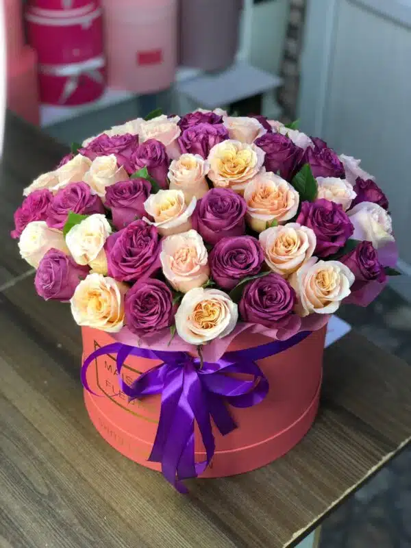 Коробка из 35 Роз Микс