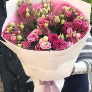 Букет из эустом «Версаль»